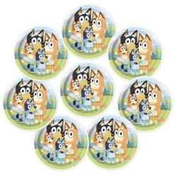 Bluey 9" 8ct Paper Party Dinner Plates