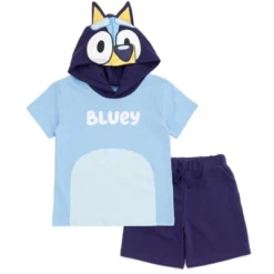 Bluey Hooded Cosplay T-Shirt And French Terry Shorts Outfit Set Toddler To Little Kid -Bluey Deals Store GUEST 0c0bf910 f018 42f4 9134 d697a221a20c