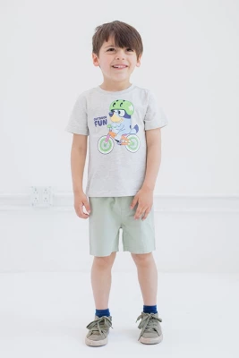 Bluey T-Shirt And Shorts Outfit Set Toddler To Little Kid 4 Bluey T-Shirt And Shorts Outfit Set Toddler To Little Kid - Image 4