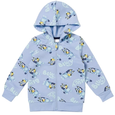 Bluey Fleece Zip Up Hoodie And Jogger Pants Set Toddler 2 Bluey Fleece Zip Up Hoodie And Jogger Pants Set Toddler - Image 2