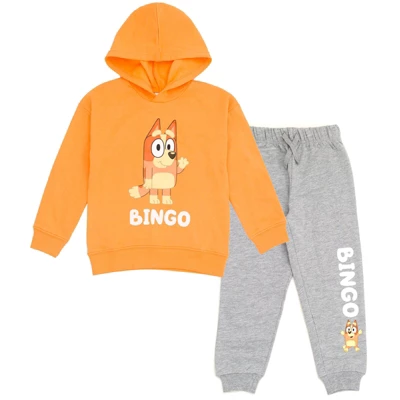 Bluey Fleece Pullover Hoodie And Pants Outfit Set Toddler To Little Kid 9 Bluey Fleece Pullover Hoodie And Pants Outfit Set Toddler To Little Kid - Image 9