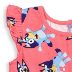 Bluey Bingo Polly Puppy French Terry Sleeveless Romper Infant To Big Kid -Bluey Deals Store GUEST 1eff18e0 37c0 4d04 bcb1 990644755aa1