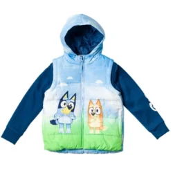 Bluey Bingo Bluey Girls Zip Up Vest 2fer Jacket Little Kid To Little Kid 19 Bluey Bingo Bluey Girls Zip Up Vest 2fer Jacket Little Kid To Little Kid -Bluey Deals Store GUEST 1f7ff714 c298 400e aef6 14bec5b0c2a3