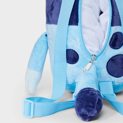 Kids' Bluey Plush 16" Backpack - Blue 3 Kids' Bluey Plush 16" Backpack - Blue - Image 3