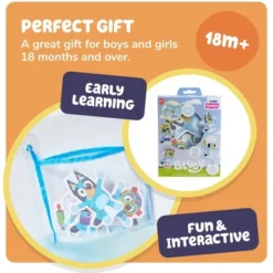 Bluey Tomy Toomies Bath Puzzle With Net Storage Bag - 8pc -Bluey Deals Store GUEST 2d02c113 021f 40fd a5da 3a8a99389e78