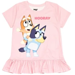 Bluey Bingo Girls T-Shirt And Shorts Outfit Set Toddler To Big Kid