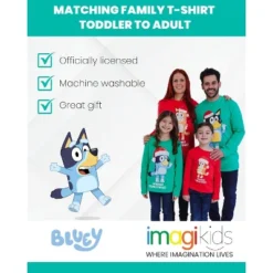 Bluey Christmas Matching Family Long Sleeve T-Shirt Little Kid To Big Kid -Bluey Deals Store GUEST 3a39559a afe0 4604 93b9 63a201f5b0b5 1