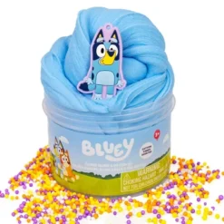 Bluey Slimygloop Scented Slime Dome Jar - Blue: Sensory Development Toy, 8 Oz, For Kids