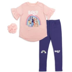 Bluey Bingo Bluey Girls T-Shirt Leggings And Scrunchie 3 Piece Outfit Set Toddler To Little Kid 15 Bluey Bingo Bluey Girls T-Shirt Leggings And Scrunchie 3 Piece Outfit Set Toddler To Little Kid -Bluey Deals Store GUEST 5757fb2e 892c 4edf 9209 eb8162ca06c5