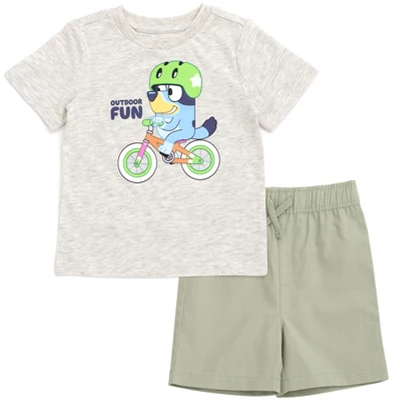 Bluey T-Shirt And Shorts Outfit Set Toddler To Little Kid 8 Bluey T-Shirt And Shorts Outfit Set Toddler To Little Kid - Image 8