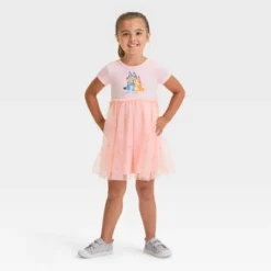 Toddler Girls' Bluey Tulle Printed T-Shirt Dress - Pink -Bluey Deals Store GUEST 6b3e4a35 c67f 40bd a2b3 99080f60b2be