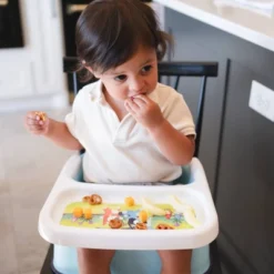 The First Years Bluey Mealtime Booster Seat - Toddler Feeding Seat - Blue/White -Bluey Deals Store GUEST 73edb3e1 c739 4479 94f8 8c078dfe7cf0