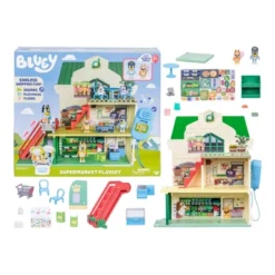 Bluey Let's Play Chef Supermarket Playset - 22pk: Includes Sound Effects, Stickers, And 2 Figures -Bluey Deals Store GUEST 7457f76a 3c43 4400 ae41 159fa9b15f85