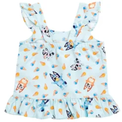 Bluey Bingo Muffin Girls Tank Top And Shorts Toddler To Big Kid -Bluey Deals Store GUEST 81a5afc6 4e01 4b61 8475 f95a13066765