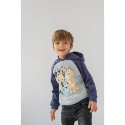Bluey Mom Dad Bingo Fleece Hoodie Toddler