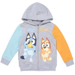 Bluey Bingo Bluey Fleece Zip Up Hoodie Toddler
