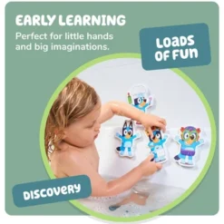 Bluey Tomy Toomies Bath Puzzle With Net Storage Bag - 8pc -Bluey Deals Store GUEST 8d9d5ebf 6575 4048 b35f a8bb550f3a99