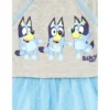 Bluey Girls French Terry Dress Little Kid To Big