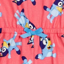 Bluey Bingo Polly Puppy French Terry Sleeveless Romper Infant To Big Kid -Bluey Deals Store GUEST ab815c3c c5d5 4a59 a322 cb2a8b6f7c82