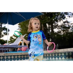 Bluey Bingo Dad Mom Pullover Rash Guard And Swim Trunks Outfit Set Little Kid -Bluey Deals Store GUEST ad68f7b3 8c14 46ef 97e1 e4fb7e45d961