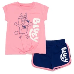 Bluey Girls T-Shirt And Dolphin Active French Terry Shorts Outfit Set Toddler To Little Kid -Bluey Deals Store GUEST ad711ca4 e180 4bb4 933a f44f61cf3969