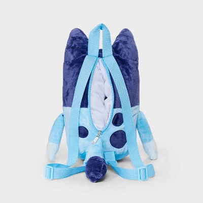 Kids' Bluey Plush 16" Backpack - Blue 2 Kids' Bluey Plush 16" Backpack - Blue - Image 2
