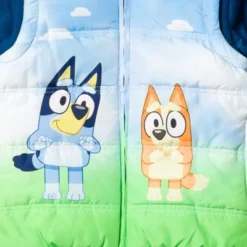 Bluey Bingo Bluey Girls Zip Up Vest 2fer Jacket Toddler -Bluey Deals Store GUEST bdb4e3f8 3481 4822 85e2 ed7bc31db188