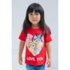 Bluey Valentines Day July 4th Halloween Christmas Birthday T-Shirt Toddler To Big Kid