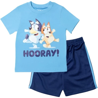 Bluey T-Shirt And Mesh Shorts Outfit Set Toddler 7 Bluey T-Shirt And Mesh Shorts Outfit Set Toddler - Image 7