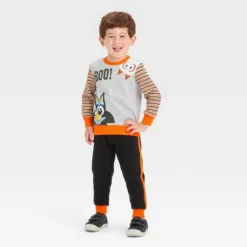 Toddler Boys' Bluey Halloween Fleece Top And Bottom Set - Gray 5 Toddler Boys' Bluey Halloween Fleece Top And Bottom Set - Gray -Bluey Deals Store GUEST c8158dc2 637f 425c b0df c8a620c0c0b4