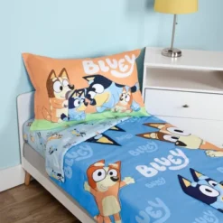 Bluey Kids' 4pc Toddler Bed Set -Bluey Deals Store GUEST d080d472 6966 4ce4 ba10 6f406df490a1