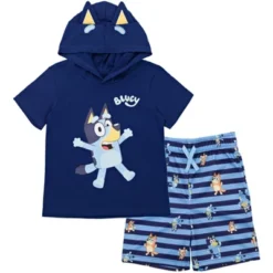 Bluey Bingo Bluey Cosplay T-Shirt And Mesh Shorts Outfit Set Toddler To Little Kid -Bluey Deals Store GUEST d1aaf932 33fe 4f2d bb62 f6c724bdd081