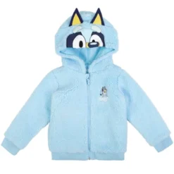 Bluey Bingo Cozy Faux Shearling Zip Up Cosplay Hoodie Toddler To Little Kid -Bluey Deals Store GUEST da77b7fd ed7c 42dd 86e5 7d1b91464d2e