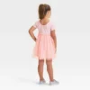 Toddler Girls' Bluey Tulle Printed T-Shirt Dress - Pink