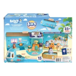 Bluey 3-in-1 Airplane Playset: Sound Effects & Multiple Activities, Includes Figures, Educational Creative Thinking -Bluey Deals Store GUEST ecc57783 06dc 41e0 8734 db0893218e1a