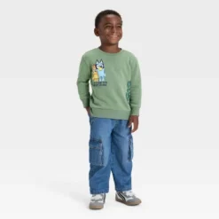 Toddler Boys' Bluey Bingo Fleece Sweatshirt - Green -Bluey Deals Store GUEST eeac8b7d 820c 4b25 bcd9 f4010f2f8f94
