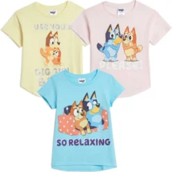 Bluey Mom Bingo Bluey Girls 3 Pack T-Shirts Little Kid To Big Kid 17 Bluey Mom Bingo Bluey Girls 3 Pack T-Shirts Little Kid To Big Kid -Bluey Deals Store GUEST f1a11dc8 2fb9 4a31 a119 e127b7404989 1