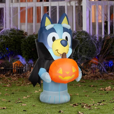 Bluey 3.5' Airblown In Vampire Costume Halloween Inflatable Decoration 3 Bluey 3.5' Airblown In Vampire Costume Halloween Inflatable Decoration - Image 3
